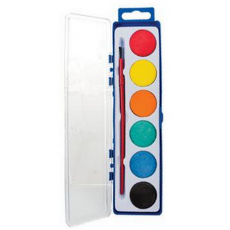 Khoki Water Colour Paint Set - 6 Colours